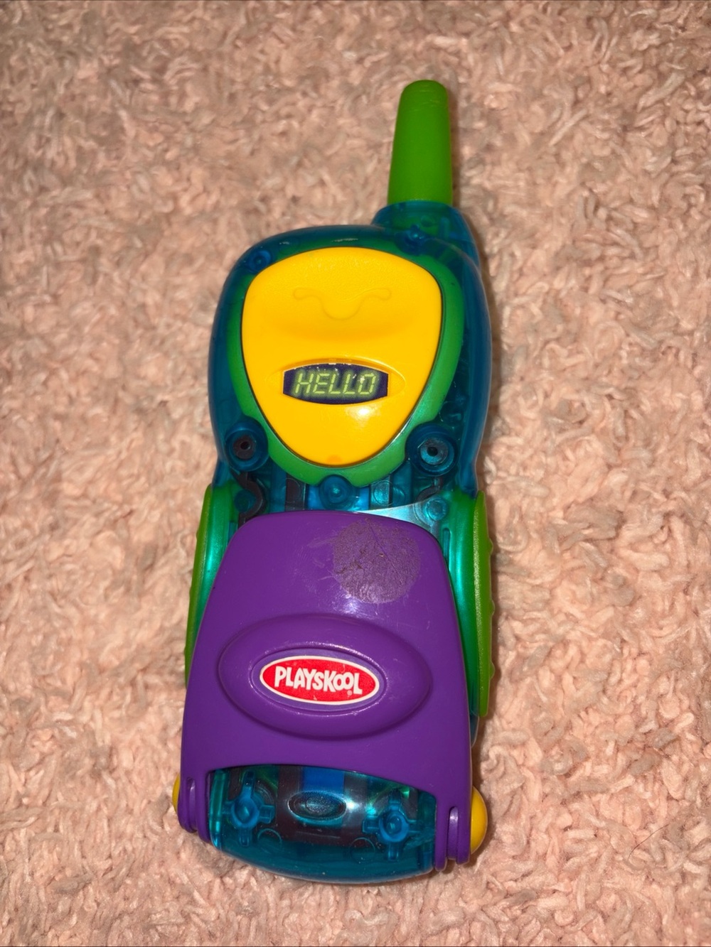 Vintage Playskool 1998 Talking Flip Phone Cell Phone Works - Picture 2 of 7